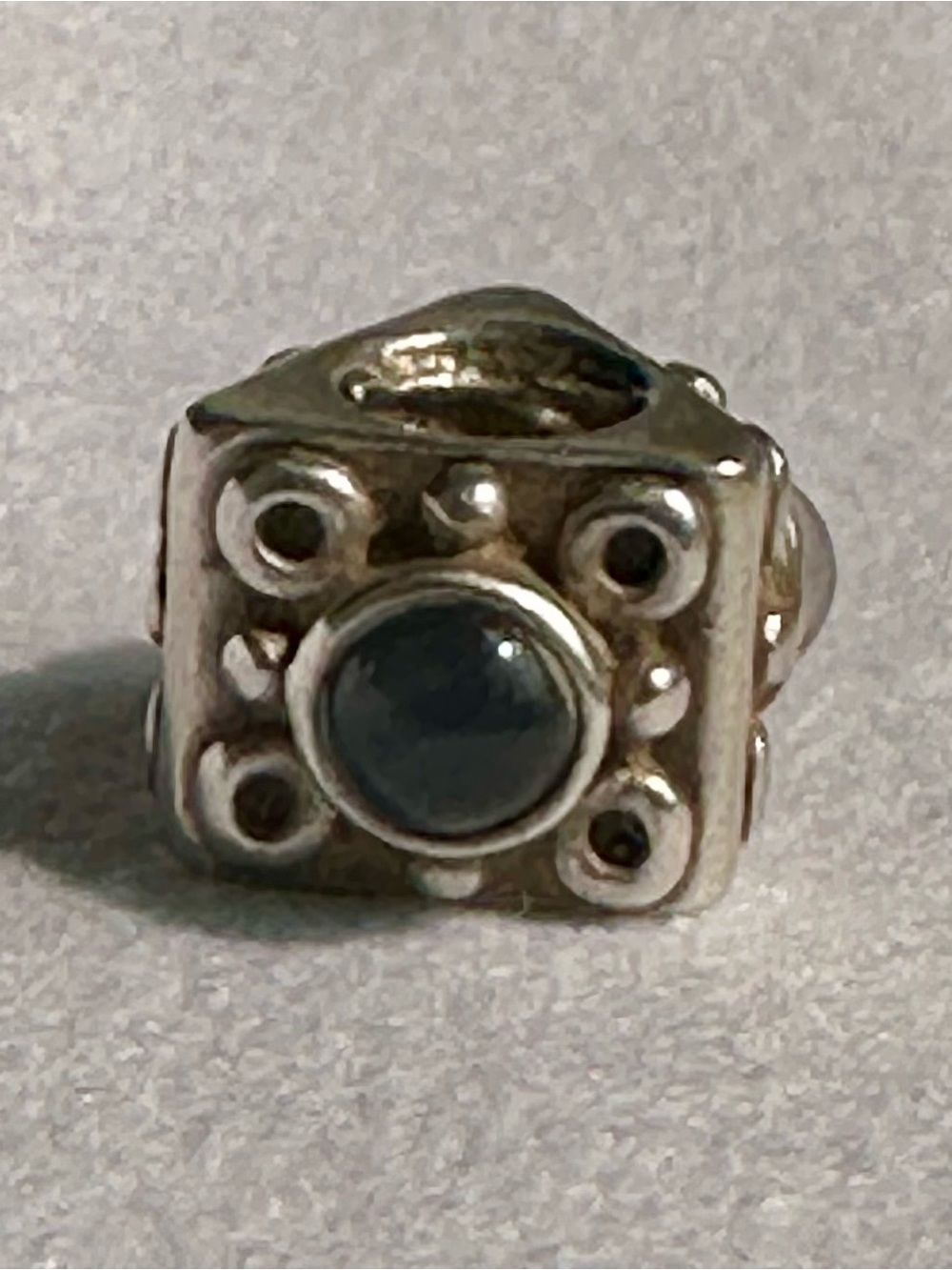 Retired Pandora Moonstone Triangle Charm
